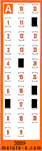 Volante ganador del sorteo 3889 de Chispazo