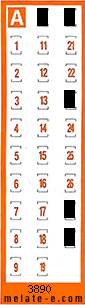 Volante ganador del sorteo 3890 de Chispazo