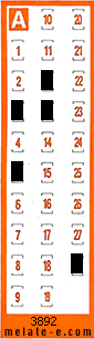 Volante ganador del sorteo 3892 de Chispazo