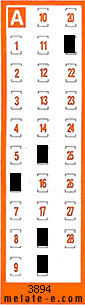 Volante ganador del sorteo 3894 de Chispazo