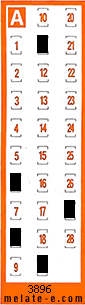 Volante ganador del sorteo 3896 de Chispazo