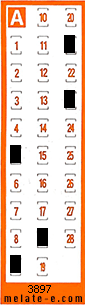 Volante ganador del sorteo 3897 de Chispazo