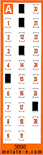 Volante ganador del sorteo 3898 de Chispazo