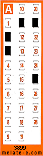 Volante ganador del sorteo 3899 de Chispazo