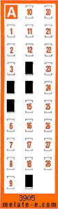 Volante ganador del sorteo 3905 de Chispazo