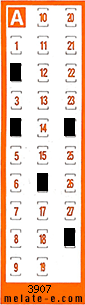 Volante ganador del sorteo 3907 de Chispazo