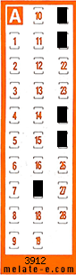 Volante ganador del sorteo 3912 de Chispazo