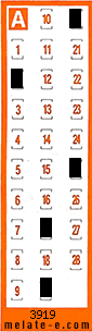 Volante ganador del sorteo 3919 de Chispazo