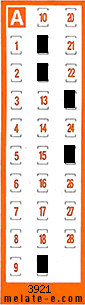 Volante ganador del sorteo 3921 de Chispazo