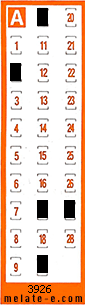 Volante ganador del sorteo 3926 de Chispazo