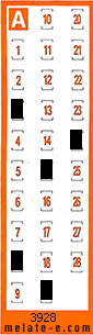 Volante ganador del sorteo 3928 de Chispazo
