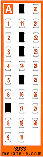 Volante ganador del sorteo 3933 de Chispazo