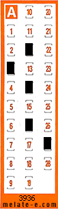 Volante ganador del sorteo 3936 de Chispazo
