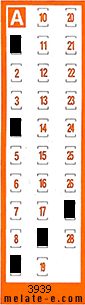 Volante ganador del sorteo 3939 de Chispazo
