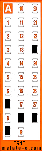 Volante ganador del sorteo 3942 de Chispazo