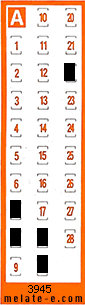 Volante ganador del sorteo 3945 de Chispazo