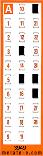 Volante ganador del sorteo 3949 de Chispazo