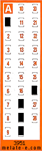 Volante ganador del sorteo 3951 de Chispazo
