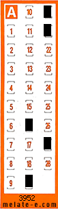 Volante ganador del sorteo 3952 de Chispazo