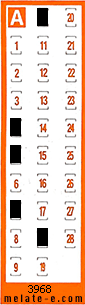 Volante ganador del sorteo 3968 de Chispazo