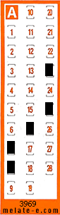 Volante ganador del sorteo 3969 de Chispazo