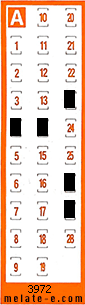 Volante ganador del sorteo 3972 de Chispazo