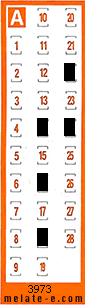Volante ganador del sorteo 3973 de Chispazo