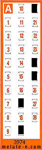 Volante ganador del sorteo 3974 de Chispazo