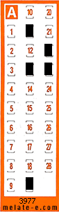 Volante ganador del sorteo 3977 de Chispazo