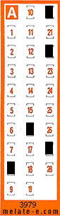 Volante ganador del sorteo 3979 de Chispazo