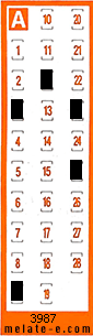 Volante ganador del sorteo 3987 de Chispazo
