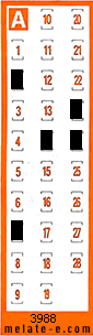 Volante ganador del sorteo 3988 de Chispazo