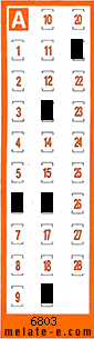 Volante ganador del sorteo 6803 de Chispazo