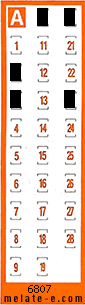 Volante ganador del sorteo 6808 de Chispazo