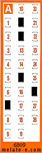 Volante ganador del sorteo 6810 de Chispazo