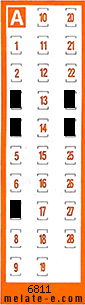Volante ganador del sorteo 6811 de Chispazo