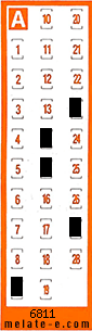 Volante ganador del sorteo 6812 de Chispazo