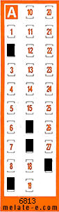 Volante ganador del sorteo 6813 de Chispazo