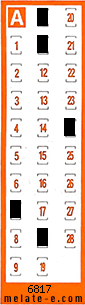Volante ganador del sorteo 6817 de Chispazo