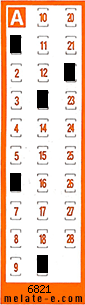Volante ganador del sorteo 6822 de Chispazo