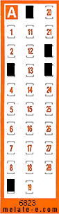 Volante ganador del sorteo 6823 de Chispazo