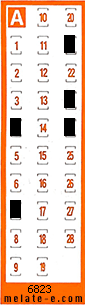 Volante ganador del sorteo 6824 de Chispazo