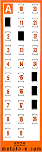 Volante ganador del sorteo 6826 de Chispazo
