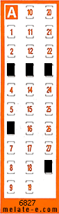 Volante ganador del sorteo 6827 de Chispazo