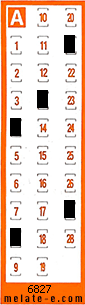 Volante ganador del sorteo 6828 de Chispazo
