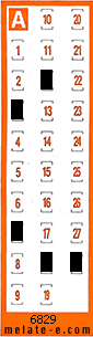 Volante ganador del sorteo 6830 de Chispazo