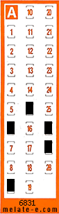 Volante ganador del sorteo 6831 de Chispazo