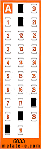 Volante ganador del sorteo 6833 de Chispazo