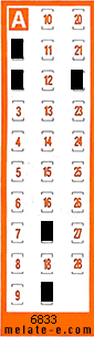 Volante ganador del sorteo 6834 de Chispazo
