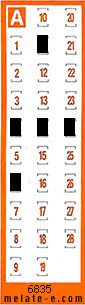 Volante ganador del sorteo 6835 de Chispazo